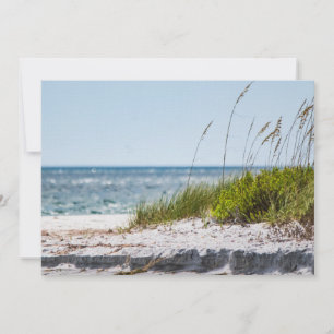 5 x 7 Strandlandschaft Blank Grußkarte Dankeskarte