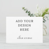 5 x 7 Vorlage für die Einladung zur Landschaft (Stehend Vorderseite)