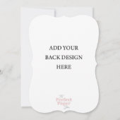 5 x 7 Vorlage für doppelseitige Einladungen (Rückseite)