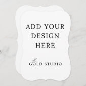 5 x 7 Vorlage für doppelseitige Einladungen (Vorne/Hinten)