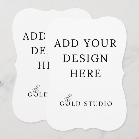 5 x 7 Vorlage für doppelseitige Einladungen (Vorne/Hinten)