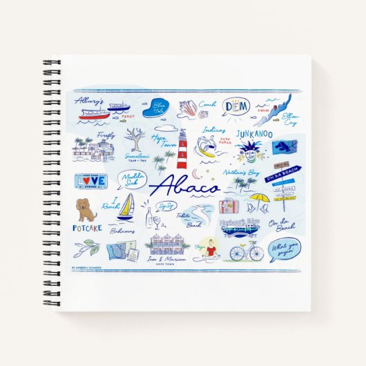 *'5 X 8.5 Spiral Notebook - "The ABC's of Hope Tow Notizblock (Vorderseite)