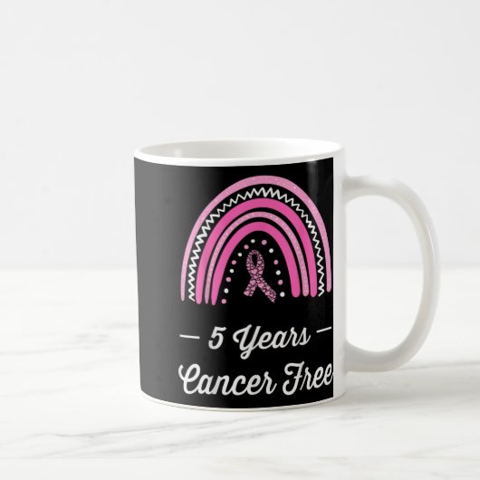5 Years Breast Cancer Survivor Kaffeetasse (Rechts)