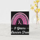 5 Years Breast Cancer Survivor Karte (Gelbe Blume)