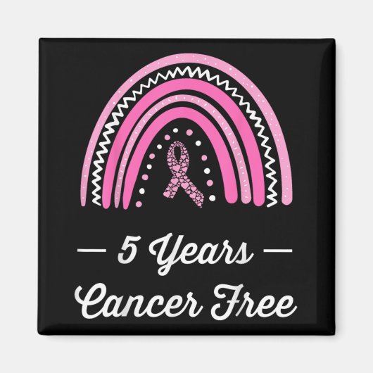 5 Years Breast Cancer Survivor Magnet (Vorne)