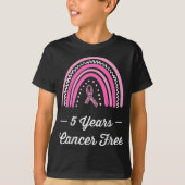 5 Years Breast Cancer Survivor T-Shirt (Vorderseite)
