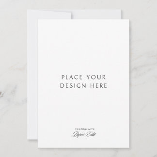 5 Zoll x 7 Zoll Kartendruck Einladung