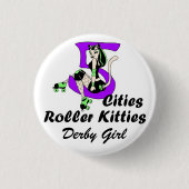 5CRK offizieller Derby Mädchen-Knopf Button (Vorderseite)
