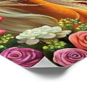 5D Diamond Painting Kit Pferdedesign Wandkunst Poster (Ecke)