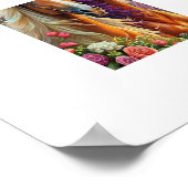 5D Diamond Painting Kit Pferdedesign Wandkunst Poster (Ecke)