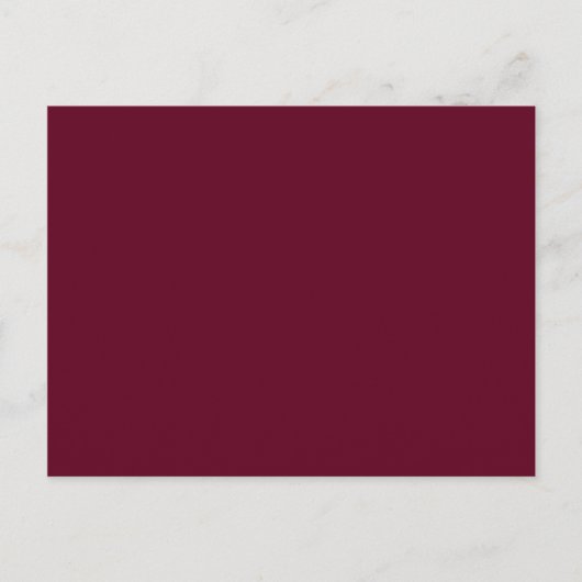 #5F021F Hex Code Web Color Dark Red Burgundy Postkarte (Vorderseite)