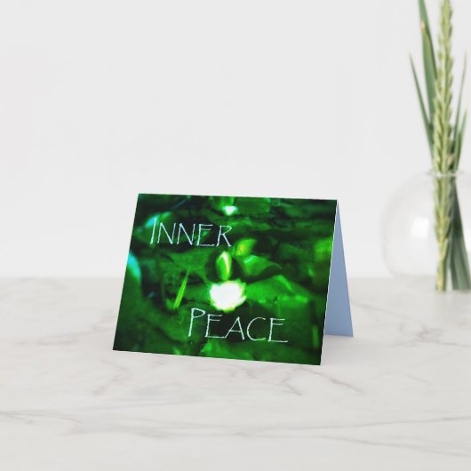 5INNER PEACE KLEINE GREETKARTE KARTE (Vorderseite)