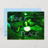5INNER PEACE WASSERLILIE POSTCARD POSTKARTE (Vorne/Hinten)