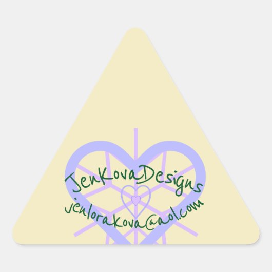 5JK TRIANGLE STICKER (Vorderseite)
