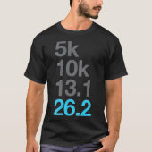 5k 10k 131 262 Marathonlauf T-Shirt (Vorderseite)