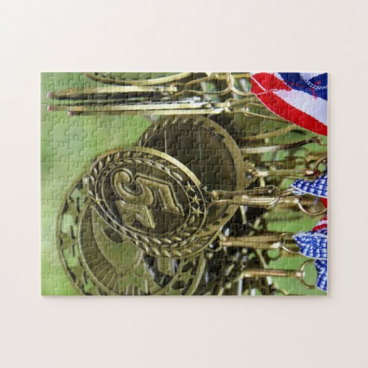 5K Foto für die Farbe von Medaillen ausführen Puzzle (Horizontal)