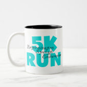 5K Lauf Aqua Sports Running Zweifarbige Tasse (Links)