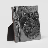 5K Laufende Medaillen B&W-Foto Fotoplatte (Vorderseite)