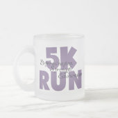 5K Lila laufen Mattglastasse (Links)