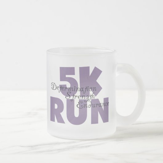 5K Lila laufen Mattglastasse (Rechts)