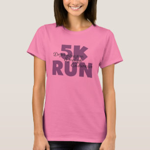 5K Lila laufen T-Shirt