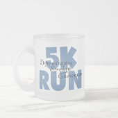 5K Run Blue Mattglastasse (Links)