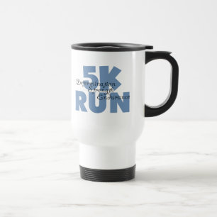 5K Run Blue Reisebecher
