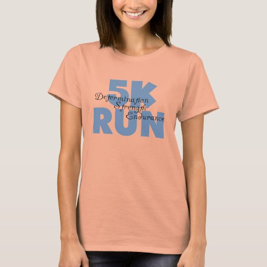 5K Run Blue T-Shirt (Vorderseite)