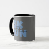 5K Run Blue Tasse (Vorderseite Links)