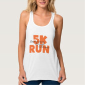 5K Run Orange Tank Top (Vorderseite)