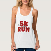 5K Run Red Tank Top (Vorderseite)