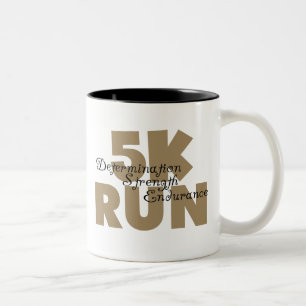 5K Run Tan Zweifarbige Tasse