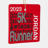 5K Runner Extraordinaire CUSTOM Keramikornament (Rechts)