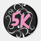 5k Runner oder Walker Magnet (Vorne)