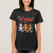5k Squad Shirt Funny Christmas Running Team (Vorderseite)