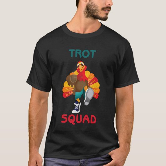 5k Türkei Trot Squad Shirt Pilgrim Erntedank (Vorderseite)