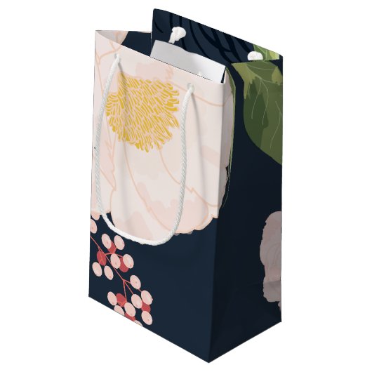 5lx3wx8,5h kleine Geschenktasche Baby Pink Cosmos Kleine Geschenktüte (Rückseite Schrägansicht)