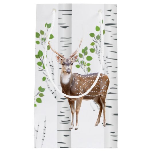 5lx3wx8.5h kleine Geschenktasche Hirsch Dock Buck Kleine Geschenktüte (Vorderseite)