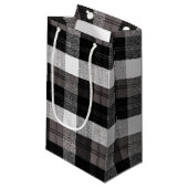 5lx3wx8.5h Kleine Geschenktasche XMAS Baffalo Kari Kleine Geschenktüte (Vorderseite Schrägansicht)