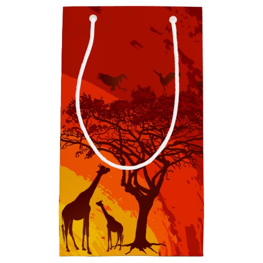 5lx3wx8.5h Small Geschenkbeutel Beutel African Saf Kleine Geschenktüte (Vorderseite)