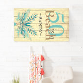 5O IST EIN BEACH 50 Beach Küste Birthday Ba Banner (Insitu)