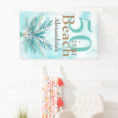 5O IST EIN STRAND 500 Aquamarines Party Banner (Insitu)