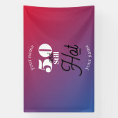 5O und immer noch heiß Banner (Vertikal)