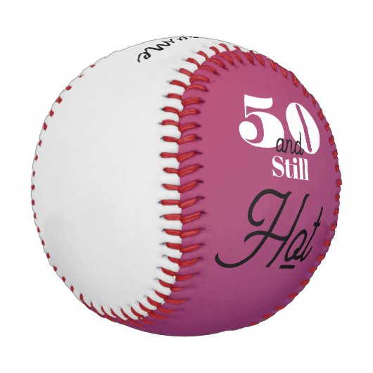 5O und immer noch heiß Baseball (Schrägansicht)