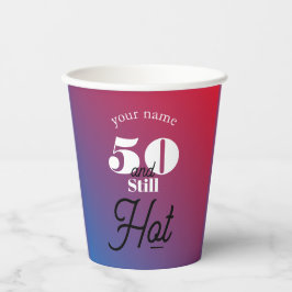 5O und immer noch heiß Pappbecher