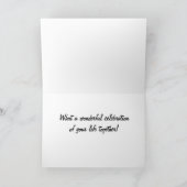 5Oth WEDDING ANNIVERSARY WISHES Karte (Innenseite)