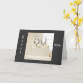 5Oth WEDDING ANNIVERSARY WISHES Karte (Gelbe Blume)