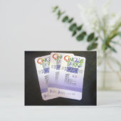 5T-Karte Postkarte (Stehend Vorderseite)