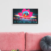 5te Dimension - überzogene Canvas Leinwanddruck (Insitu (Wohnzimmer))