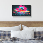 5te Dimension - überzogene Canvas Leinwanddruck (Insitu (Schlafzimmer))